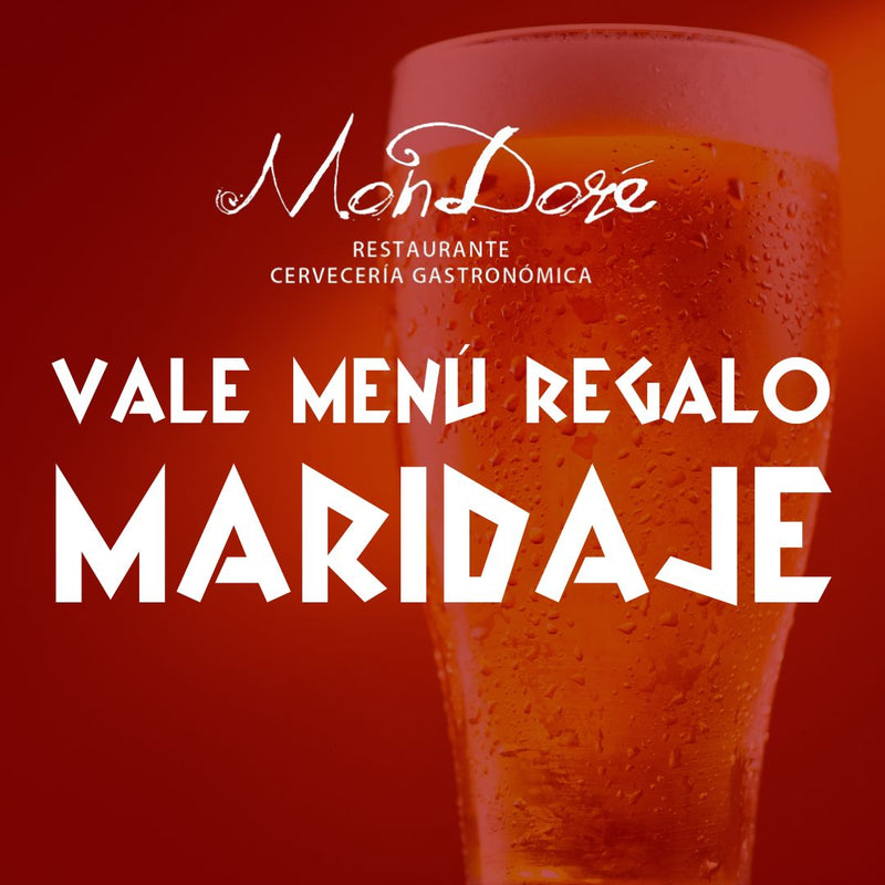 Vale Regalo - Menú Degustación con Maridaje